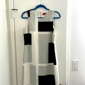 Vince Camino black and white dress
